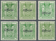 Neuseeland - Dienstmarken: 1938/1961 (ca.), Stamp Duty Coat Of Arms 5s. Green With Black Opt. 'Offic - Dienstzegels