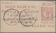 Neuseeland - Ganzsachen: 1893 (3.7.), PTPO Stat. Postcard QV ½d. Rose 'newspaper Postage' With Print - Ganzsachen