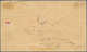 Nicaragua: 1854, US 6.c Green Postal Stationery Envelope Tied By Doubleline "STEAM / SHIP" And "VIA - Nicaragua