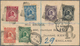 Nigerküste: 1894 (2.8.), QV Definitives Simplified Complete Set Of Six On Registered Cover From OLD - Andere & Zonder Classificatie