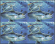 Niuafo`Ou-Insel / Tin Can Island: 2001, Fishes Complete Set Of Three In IMPERFORATE Blocks Of Four A - Andere-Oceanië