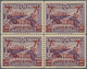 Panama: 1938, Opening Of Aguadulce School At Santiago, Airmail 7c. On 30 C.violet, NH Bloc Of 4 With - Panama