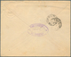 El Salvador - Ganzsachen: 1889, Stationery Envelope 10 C Rose "PROVISIONAL" Sent From "LA LIBERTAD 6 - El Salvador