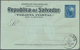 El Salvador - Ganzsachen: 1894, Two Stationery Double-cards: 2 C Uprated 1 C And 3 C Both Sent From - El Salvador