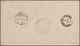 El Salvador - Ganzsachen: 1896, Two Stationery Envelopes: Volcano 5 C Blue Uprated 2x 5 C Occre-gree - El Salvador