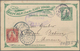 El Salvador - Ganzsachen: 1903, Two Stationery Cards: 2C Uprated "11 1.CENTAVO" On 10 C And 1 C Upra - El Salvador