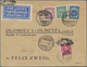 SCADTA - Ausgaben Für Kolumbien: 1931, 10 C Red-brown And 15 C Green Airmail Stamps And Colombia 8 C - Kolumbien