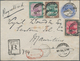 Sudan: 1898, 2 Pia Ultramarine Postal Stationery Envelope, Uprated With 2 M, 3 M And 5 M 'camel Post - Sudan (1954-...)