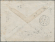 Sudan: 1898, 2 Pia Ultramarine Postal Stationery Envelope, Uprated With 2 M, 3 M And 5 M 'camel Post - Sudan (1954-...)