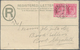 Kap Der Guten Hoffnung - Ganzsachen: 1904/1911, Two Registered Letters KEVII 4d. Blue In Different S - Cape Of Good Hope (1853-1904)