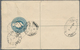 Kap Der Guten Hoffnung - Ganzsachen: 1904/1911, Two Registered Letters KEVII 4d. Blue In Different S - Kap Der Guten Hoffnung (1853-1904)