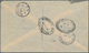 Südafrika: 1908-32 Three Registered Covers, With 1) 1908 Cover From Port Elizabeth To Dunedin, NEW Z - Other & Unclassified