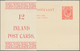 Südafrika - Ganzsachen: 1918/1920, Postcard KGV 1d. Red And Registered Letter KGV 4d. Blue Both Fine - Andere & Zonder Classificatie