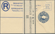 Südafrika - Ganzsachen: 1918/1920, Postcard KGV 1d. Red And Registered Letter KGV 4d. Blue Both Fine - Sonstige & Ohne Zuordnung