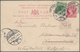 Trinidad Und Tobago: 1898, Stationery Card QV 1 D. Carmine Sent From "PORT OF SPAIN MR 14 98" To Dar - Trinidad & Tobago (1962-...)