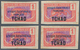 Tschad: 1924, AEF Overprints, 1c. Rose/violet "Panther", Four Different Essays Of Overprint In Blue - Tschad (1960-...)