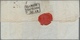 Uruguay: 1844, Folded Stampless Envelope Sent From Montevideo To Glasgow, GB With Red Single-line Ca - Uruguay