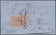 Uruguay: 1866, A Very Fine Fresh Folded Envelope Bearing 2x 20 C Lilac-rose Imperforated (minimal Ti - Uruguay