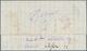 Uruguay: 1866, A Folded Letter Bearing 5 C Deep-blue Imperforated (wide Margins All Around) With Bar - Uruguay