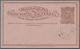 Uruguay - Ganzsachen: 1892, Stationery Double Card 3 C Brown On Buff Sent From "MONTEVIDEO 24 MAYO 9 - Uruguay