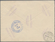 Uruguay - Ganzsachen: 1903, Stationery Envelope 5 C Red Uprated 1 C Green, And Pair 7 C Brown-orange - Uruguay