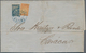 Venezuela: 1859, 1/2 R Orange, Three Full Margins, Right Side Touched, And 1 R Blue, Close To Full M - Venezuela