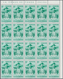 Delcampe - Venezuela: 1953, Coat Of Arms 'MERIDA‘ Normal Stamps Complete Set Of Seven In Blocks Of 20 From Uppe - Venezuela