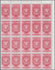 Venezuela: 1953, Coat Of Arms 'TRUJILLO‘ Airmail Stamps Complete Set Of Seven In Blocks Of 20 From U - Venezuela