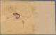 Vereinigte Staaten Von Amerika: 1857, Stationery Envelope 3 C Red (used As Envelope) Uprated 8x Wash - Gebraucht