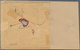 Vereinigte Staaten Von Amerika: 1857, Stationery Envelope 3 C Red (used As Envelope) Uprated 8x Wash - Used Stamps
