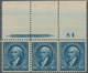 Vereinigte Staaten Von Amerika: $2.00 1895 Watermarked (Scott 277), Mint Full Top Plate No. 84 And I - Gebruikt