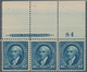 Vereinigte Staaten Von Amerika: $2.00 1895 Watermarked (Scott 277), Mint Full Top Plate No. 84 And I - Used Stamps