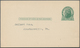 Vereinigte Staaten Von Amerika - Ganzsachen: 1921 Commercially Used Postal Stationery Card With Addi - Andere & Zonder Classificatie