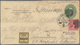 Vereinigte Staaten Von Amerika - Besonderheiten: 1892, 2 C Green 'Washington' Pse, Uprated With 2 C - Other & Unclassified