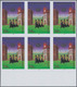 Vereinte Nationen - New York: 1990, Crime Prevention Set Of Two 25c. And 36c. In IMPERFORATE Blocks - Other & Unclassified