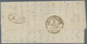 Ballonpost: 1870, 31 Oct., Laure 40c. Orange (faults) On Lettersheet Obliterated By Etoile Avec Nume - Luchtballons