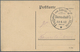 Flugpost Deutschland: 1912, DARMSTADT RHEIN MAIN UNIKAT, Portofreie Postkarte Der ZS (= Zeitungsstel - Airmail & Zeppelin