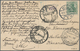 Zeppelinpost Deutschland: 1910, Zwei Dekorative Ansichtskarten: Parseval-Luftschiff VI, Karte Ab Kie - Luft- Und Zeppelinpost