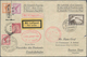 Zeppelinpost Deutschland: 1930, Südamerikafahrt, Kombinationsbrief Katapultpost/Zeppelin, Zuerst Bef - Luft- Und Zeppelinpost