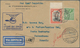 Zeppelinpost Europa: 1933. Scarce Malta Treaty Cover Flown On The Graf Zeppelin's 1933 3. Südamerika - Andere-Europa