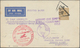 Zeppelinpost Europa: Graf Zeppelin 1932 1. Südamerikafahrt / 1st South America Flight Flown Card, Fo - Andere-Europa