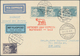 Zeppelinpost Europa: 1933, ÖSTERREICH / ROMFAHRT: Luxus-Vertragsstaatenkarte Via Friedrichshafen Nac - Sonstige - Europa