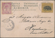 Schiffspost Deutschland: 1898/99, "DEUTSCHE SEEPOST HAMBURG-WESTAFRIKA" Oval Ship Postmarks On Four - Brieven En Documenten