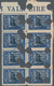 Ägäische Inseln: RHODOS: 1929, 30 C Blue In Block Of Eight With Overprint "XXI. Congresso Idrologico - Egeo