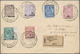 Albanien: 1914, 5 Para To 20 Para + 5 Grosh Normal Overprint And 1 Grosh + 5 Grosh Inverted Overprin - Albania