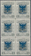 Albanien: 1920, Prince William Of Wied 1q. Grey With Blue Opt. ‚SHKODRA‘ Block Of Six, Mint Never Hi - Albanië