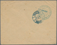 Albanien - Lokalausgaben: 1914, TEPELENA Military Post, 1 Gr Blue Provisional Postal Stationery Enve - Albanie