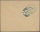 Albanien - Lokalausgaben: 1914, TEPELENA Military Post, 1 Gr Blue Provisional Postal Stationery Enve - Albania