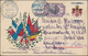 Albanien - Lokalausgaben: MIDDLE ALBANIA, Essad-Post, 1915, 5 Pa Violet 'Tarabosh', Tied By Cds ZYRA - Albania