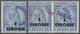 Albanien - Lokalausgaben: SHKODER: 1919, 1gr. On 25q. Blue, Single Stamp With VERTICAL Surcharge Plu - Albanië